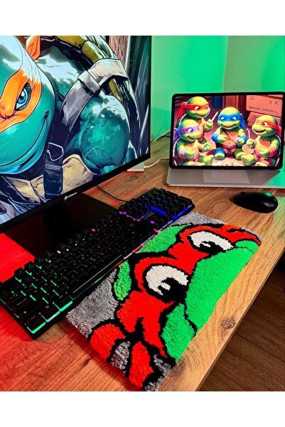 Puzzle Store Cartoon Anime Klavye Halısı - Kişiye Özel Klavye Destek Halısı -...