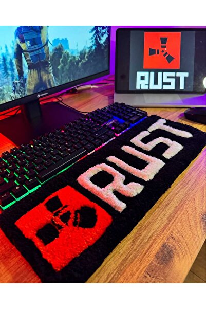 Puzzle Store Cartoon Anime Klavye Halısı - Kişiye Özel Klavye Destek Halısı - Mouse Pad - El Yapımı Tufting Halı