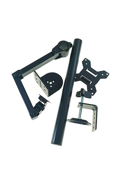 ESPERANZA Monitor stand, mobile arm, 10''- 27'', 410mm, 360° rotation, 90° tilt, VESA 75x75 - 100x100