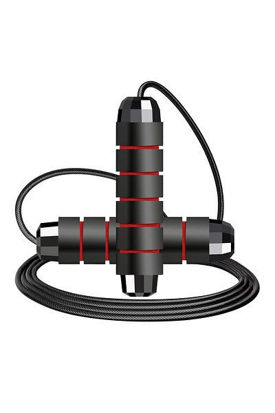 OEM Adjustable skipping rope, length 270 cm, with 15.5 x 3 cm soft foam handles, with bearings