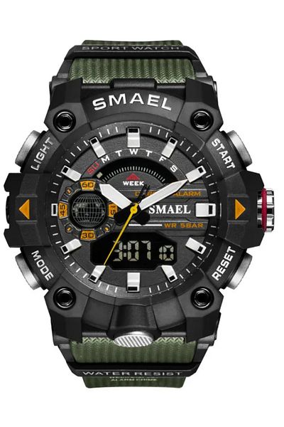 SMAEL 8040 Digital Analog Sport Military Men Wrist Watch