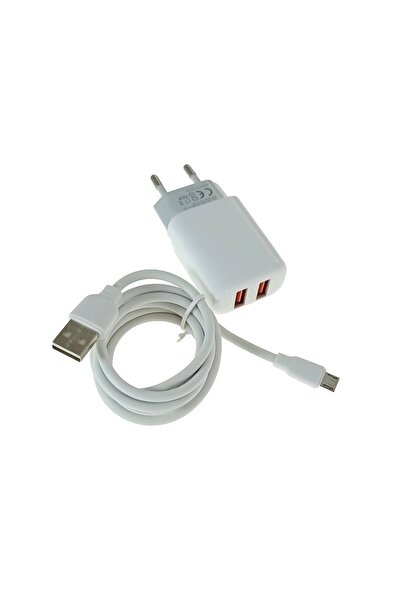 Diverse Set incarcator retea JELLICO EU02, 2.4A 12W, 2 X USB, cu cablu USB 1m...