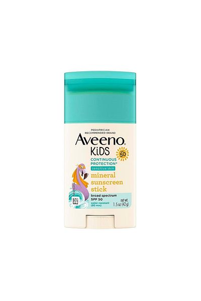AVEENO Aveeno Kids Mineral Sunscreen Stick SPF 50 for Sensitive Skin - 42g