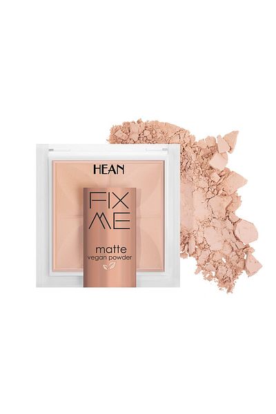 HEANTTV Fix Me Matte Vegan Compact Powder, 063 Dark Beige, 8 g