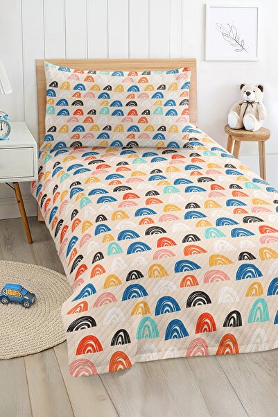 Realhomes Colorful Rainbow Patterned Modern Multicolored Baby Kids and Teenag...