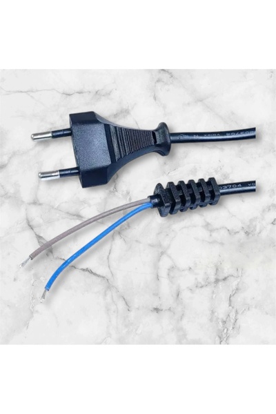 erşahaydınlatma 1.20 metre 2x0.50 elektrik kablosu (fişli kablo)