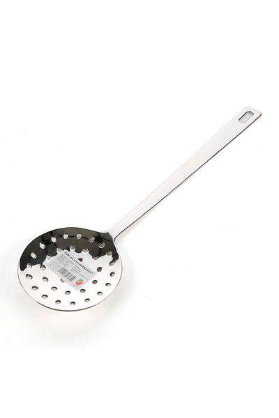 Chefline Skimmer Fiesta, 13 Inches Durable Stainless Steel Skimmer for Frying & Straining