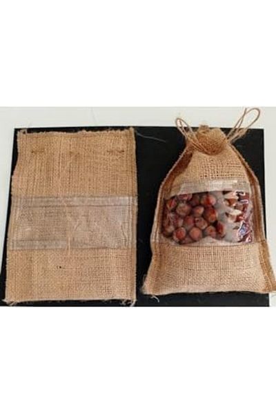 Mena Rise Sack, Organic Sack, Natural Nut Sack, Linen Sack, Decor