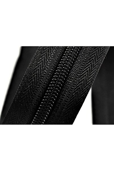 OEM Detachable Nylon Zipper #5, Spiral Teeth, 60 cm, Black