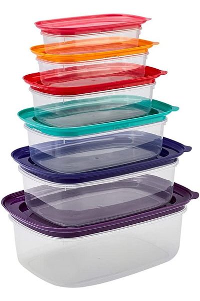 Mena Rise Şirinshop Vicks 6-Piece Storage Container, Purple 1108107