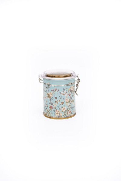 Mena Rise Diyar-ı Fırsat Shop Botanica Blue Patterned Spice Jar 0.6 Lt (Botanica Blue) 1017157