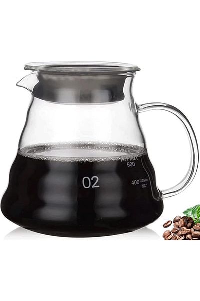 rexa Glass Coffee Server for Drip Coffee Maker 600 ml