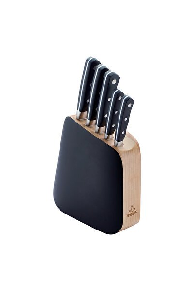 Arshia 6 piece Knife Set with Wooden Stand
