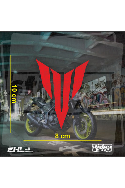 Sticker Works ملصق شعار ياماها MT