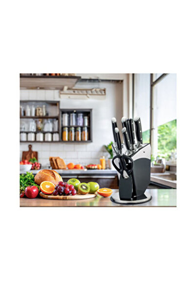 Arshia 8 Piece German Steel Kitchen Knife Set Professional Stainless Steel Blades with Ergonomic