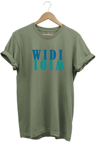 WİDİ Μπλουζάκι με τυπωμένο σχέδιο Widi με καθρέφτη 100% βαμβακερό κανονικό