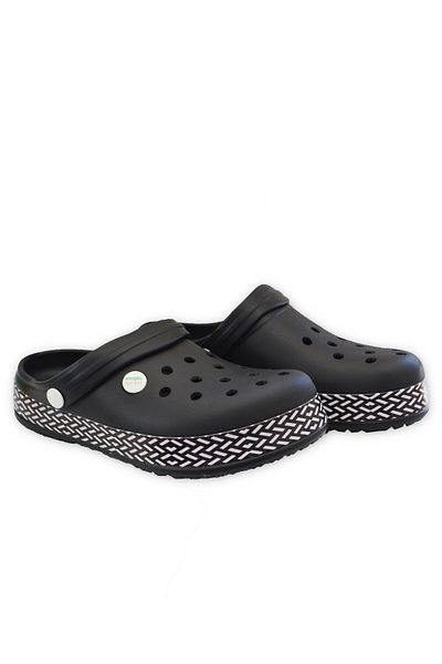 Magia Comfort Black Daily Sports Doctor Nurse Cook Sabo, Beach, Walking Slippers