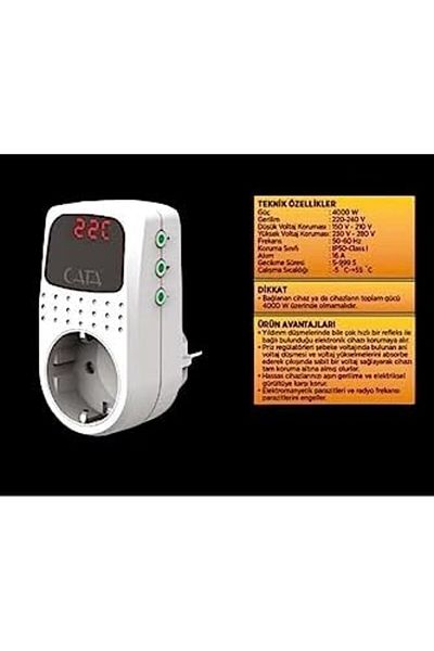 Mena Rise ŞirinShop CT-9187 منظم مقبس الطاقة (150-280 فولت-4000 واط) 1108107