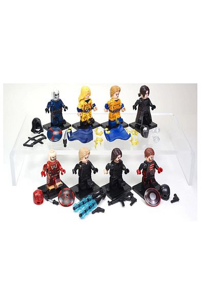 myminitoys Super Hero Mini Figure Thunder Superheroes Set of 8
