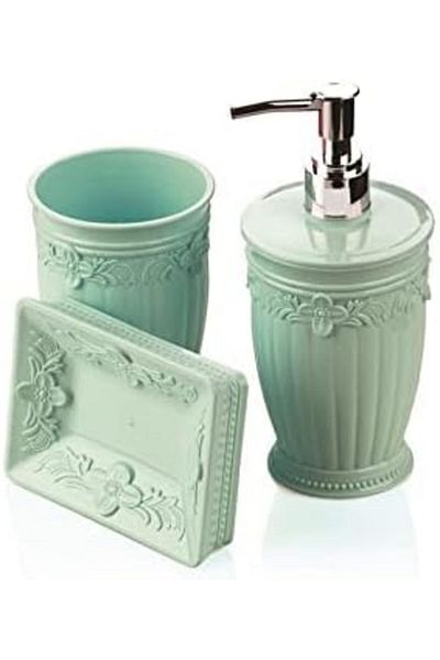 Mena Rise Diyar-ıFırsatShop Set Bucătărie Sultan 3 Bucăți Dispenser Săpun Lichid Cremă 1017157