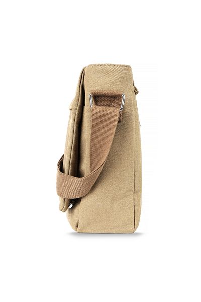 zagatto Men’s briefcase and shoulder bag, beige, vintage style, waterproof, 41x28x10.5 cm, ZG628