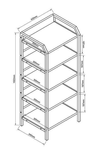 Remaks Bozburun Çok Amaçlı Banyo Rafı Deterjanlık Kiler Rafı Banyo Dolabı Beyaz