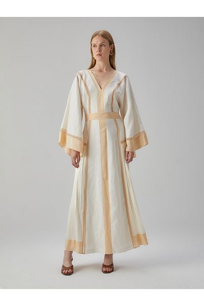 BAQA Double Color Long Dress