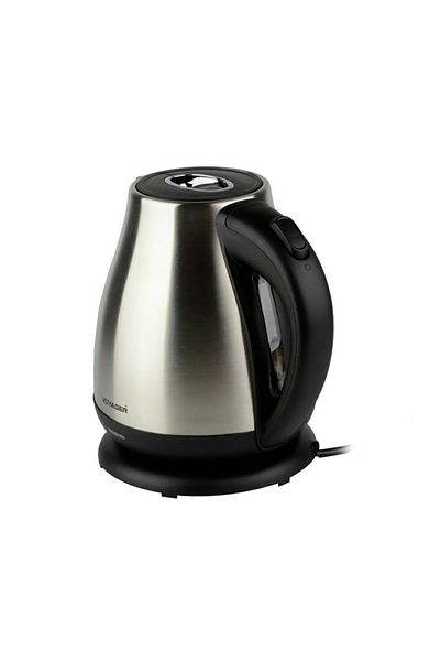 Voyager 1.7L Stainless Steel Electric Kettle, Black