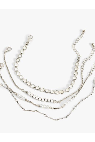 Koton Set of 4 Bracelets with Bead Detail