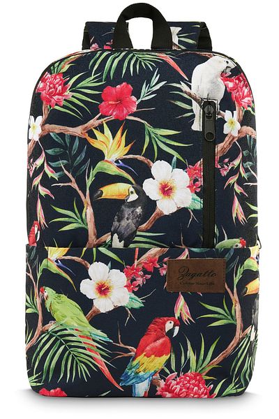 zagatto Women’s backpack, multicolor floral, waterproof, A4 format, 40x32x13 cm, ZG691