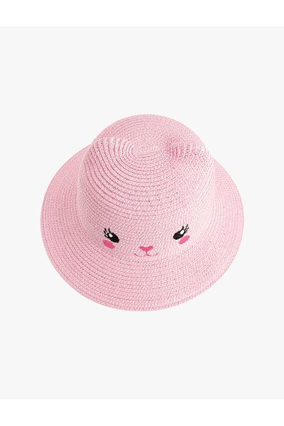 Koton Cat Patterned Bucket Hat