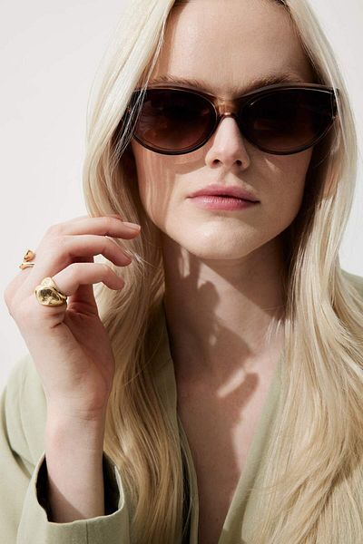 DeFacto Women's Round Sunglasses F0619Axns