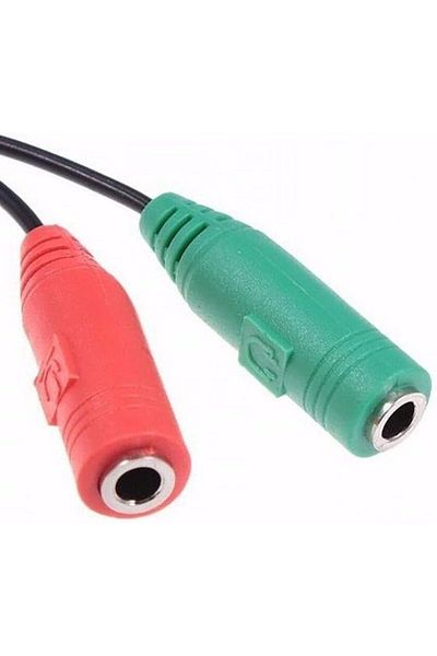 Mena Rise Diyar-Ifırsatshop Audio Splitter Cable, Microphone and Headphone Splitter Y Adapter, Simultaneously C