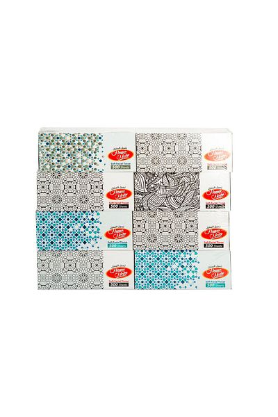 Homemate Home Mate Facial Tissue Box Pack – 8 Boxes x 500 Sheets (2-Ply) – Ultra Soft Tissues