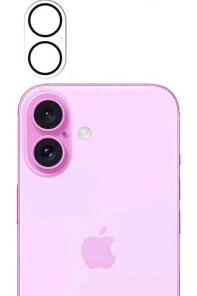 Mena Rise Diyar-ıFırsatShop Trend iPhone 16 و16 Plus متوافق مع كاميرا FULL Lens Protector من الزجاج المقسى