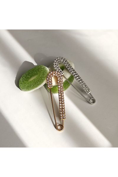 PlateraShop Large Decorative Safety Pins Statement Accessories Fashion Urban Style