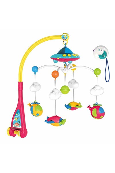 ideal STORE Carusel muzical cu telecomanda si proiector, Huanger Dreamful Mobile, 2 elicoptere si 2 avioane, 108