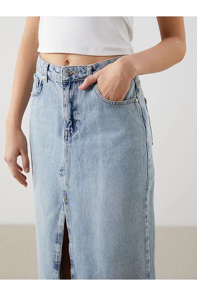 LC Waikiki Fustă Jeans Slim Fit pentru femei