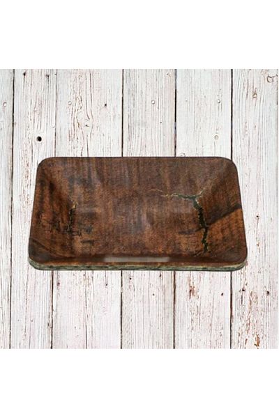 BASURRAH Turkish rectangular serving tray 14 cm