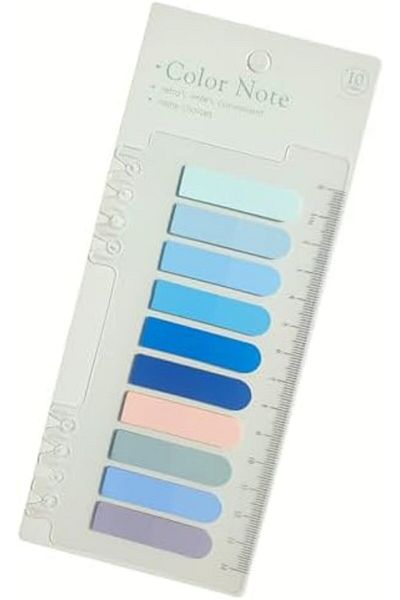 Mena Rise Diyar-Ifırsatshop Transparent Colored Adhesive Note Paper Oval Sticker (Star Sea) 101715