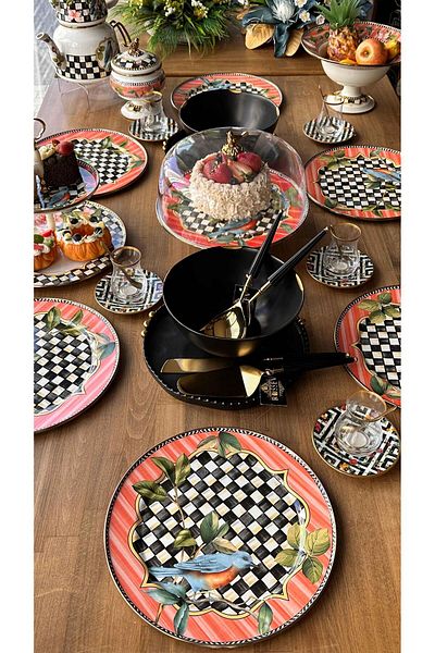 ROSSEV Breakfast Set Paradise 42 Pieces for 6 People