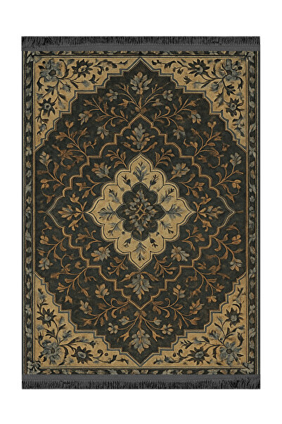 Rugs Modern Halı MOSSO Σκούρος Τόνος Παραδοσιακό Σχέδιο Υφαντή Βάση Μοντέρνο ...