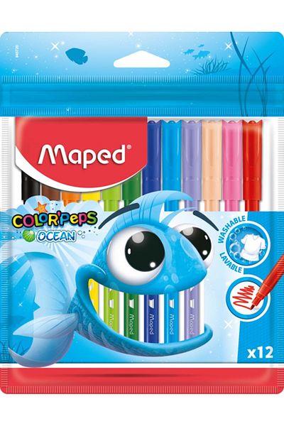 Mena Rise Şirinshop Office and Stationery 845720 12 Pcs Felt-Tip Pens 1108107