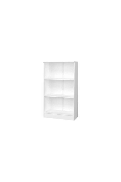 haaus.ro Haaus Flint Library, 2 Polite, Alba, 70 x 32 x 122 cm