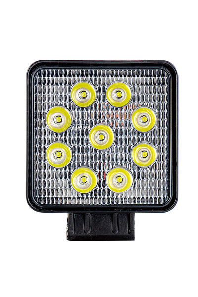 ideal STORE Lampa 9 LED-uri idealSTORE 10-60V 27W unghi de radiere 60 patrat, Aluminiu, Protectie IP67, Intensit