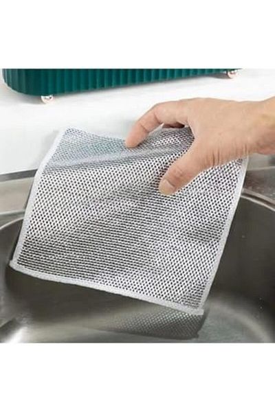 Mena Rise Şirinshop Outlet 3 Pieces Multifunctional Non-Smashing Wire Dishwashing Cloth Dish Towel Dish t