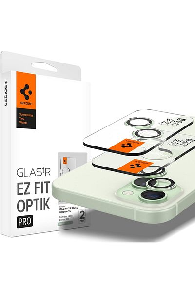 Mena Rise Diyar-ıFırsatShop iPhone 15 / 15 Plus / 14 / 14 Plus واقي زجاجي لعدسة الكاميرا Glas.tR EZ Fit Opt