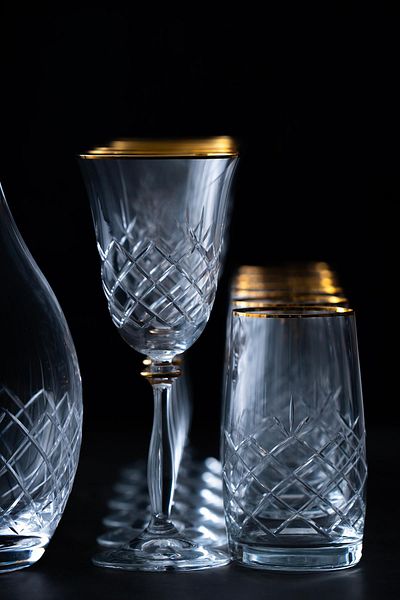 ACAR Roland Gold 25 Piece Glass Set