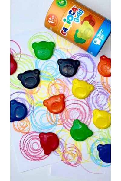 AC BOX Teddy Baby Crayons 12'Li 1+Age Ac Box 861931