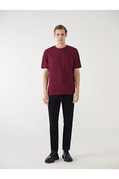 LC Waikiki Tricou bărbătesc din bumbac pieptănat cu gât crew